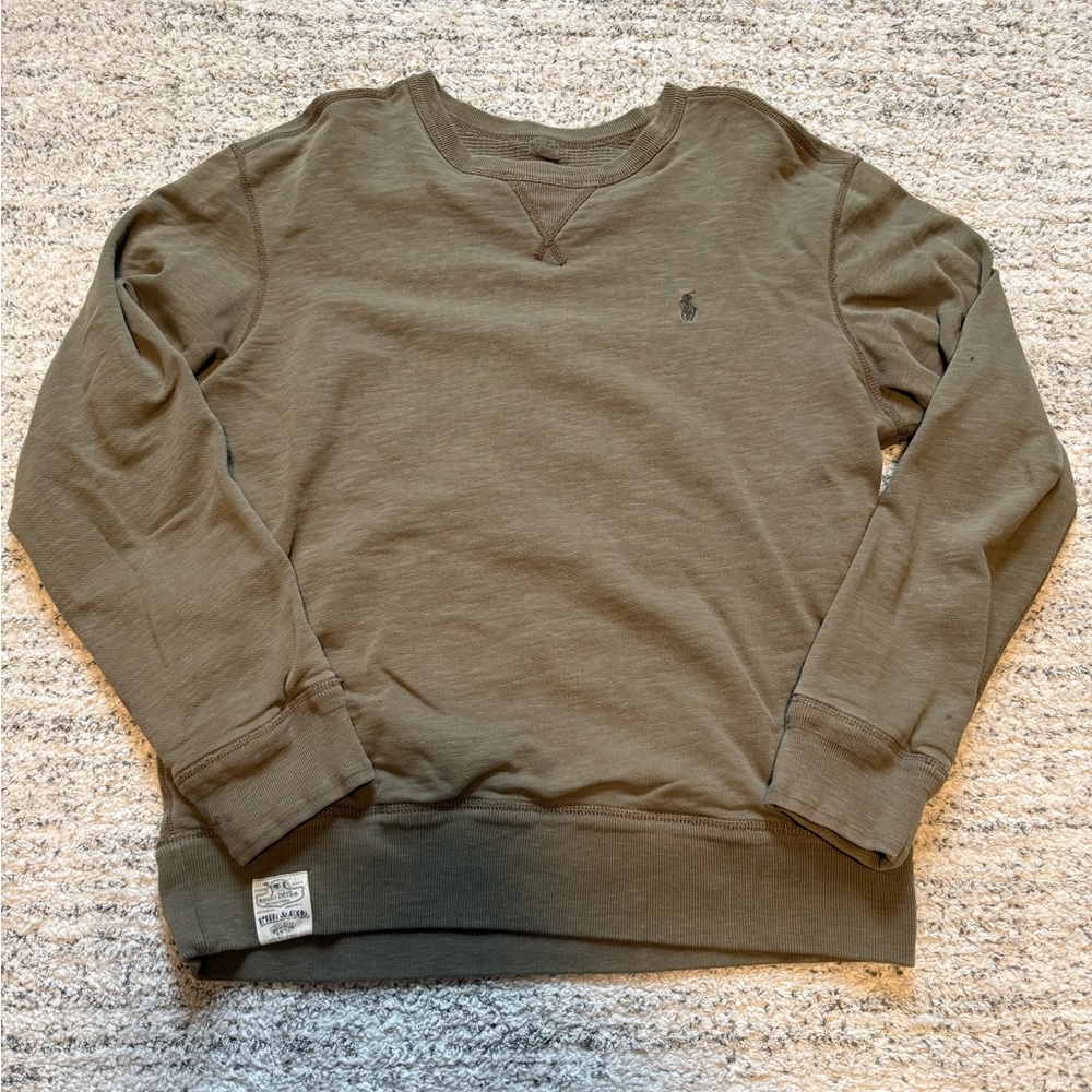 Ralph Lauren Men's Olive Green Sweater